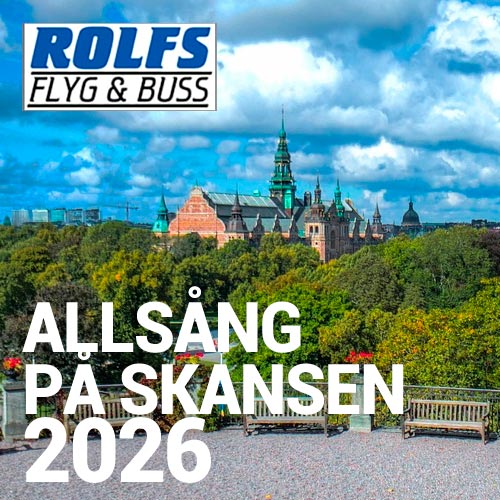 Boka Allsång på Skansen 2026 hotellpaket i Stockholm