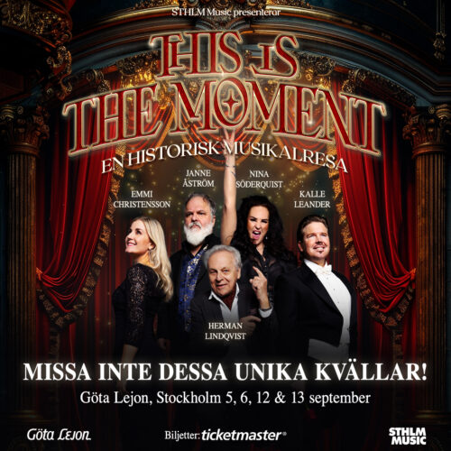 Boka This is the moment - En historisk musikalresa i tiden i Stockholm