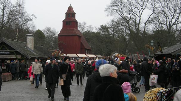 Skansen friluftsmuseet på Djurgården i Stockholm