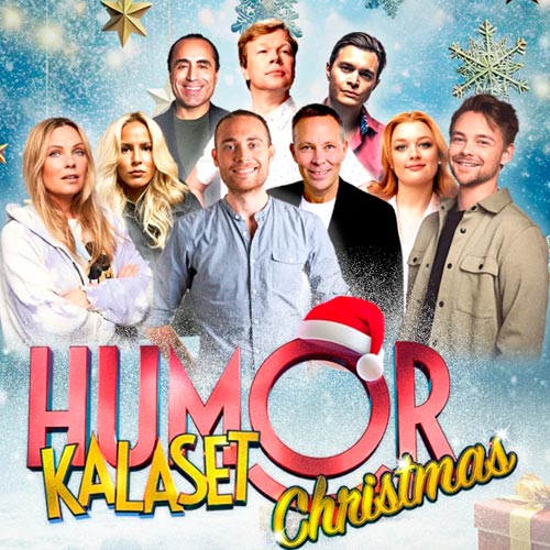 Köp biljetter till Humorkalaset Christmas 2024 i Stockholm