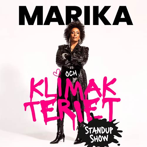 Köp biljetter till standup med Marika Carlsson i Stockholm 2025