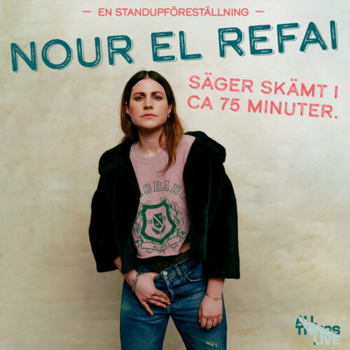 Boka Nour el Refai standup show på Intiman i Stockholm