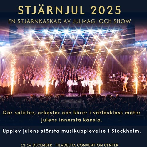 Köp biljetter till Stjärnjul i Stockholm 2025